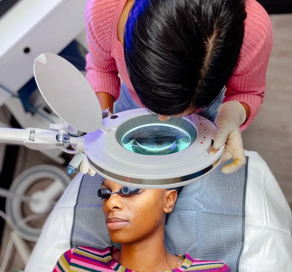 Private skincare consultation at Glowsthetics in Dunwoody, GA.